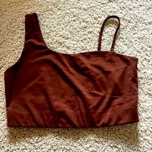 Girlfriend Collective Asymmetric Bra Top